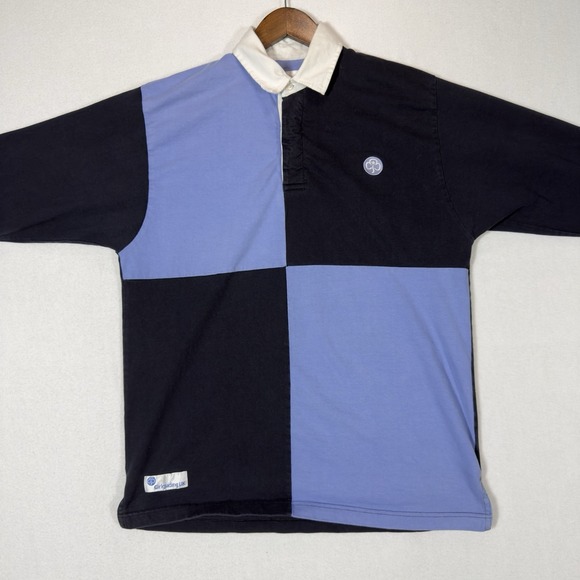 Girlguiding UK Womens Rugby Shirt Size 18 XL Blue Colorblock Long Sleeve RARE - Picture 2 of 10